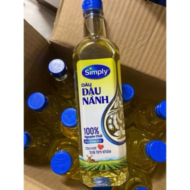 Dầu Đậu Lành Simply Chai 1L/2L Giá chỉ 75.000₫ ngon an toàn giảm giá hấp dẫn