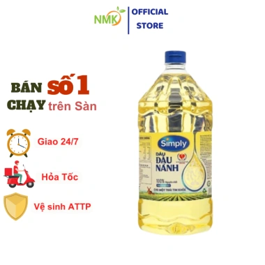 Dầu đậu nành 2 lít - Giá sỉ 84.000đ, giảm mạnh từ 109.200đ, chất lượng công ty