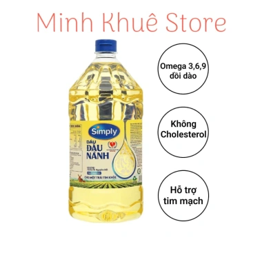 Dầu đậu nành 2 lít - Giá sỉ 84.000đ, giảm mạnh từ 109.200đ, chất lượng công ty
