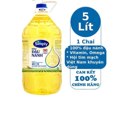 Dầu Đậu Nành 5L Simply Mezan Cái Lân Neptune Giá 260.500₫ - Dinh dưỡng, Đa dụng