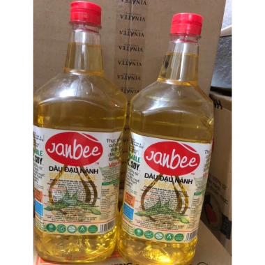Dầu Đậu Nành Janbee 2 lít Nguyên Chất - Dầu ăn thực vật giàu dinh dưỡng, không cholesterol, giảm giá 20% 3