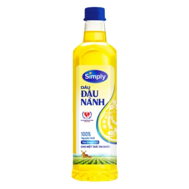Dầu Đậu Nành Nguyên Chất Simply Chai 1L - Giá 86.330 VND, Dinh dưỡng cao, Không chất bảo quản