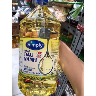 Dầu Đậu Nành Simply 100% Nguyên Chất - Omega 3,6,9, Tốt cho Sức Khỏe, 1L/2L - 72.000 VND 4 Dầu Đậu Nành Simply 100% Nguyên Chất - Omega 3,6,9, Tốt cho Sức Khỏe, 1L/2L - 72.000 VND 4
