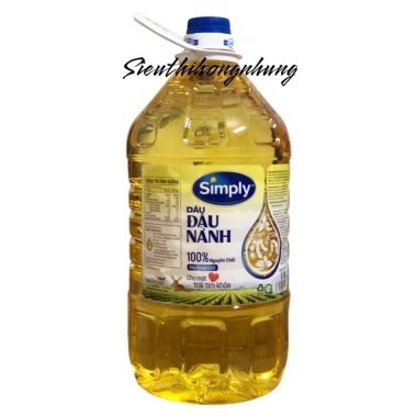 Dầu Đậu Nành Simply 5L - Giá chỉ 332.000₫, giàu protein, thích hợp chiên xào