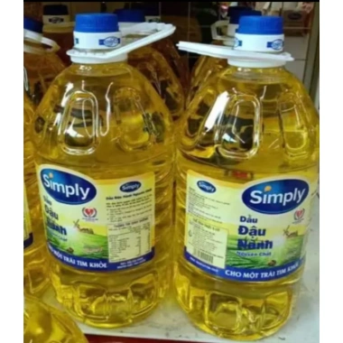 Dầu đậu nành Simply Can 5L - Nguyên chất, giá siêu ưu đãi 360.000 VND