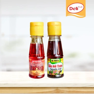 Dầu điều & dầu mè 100ml/250ml tiện lợi - Tạo màu, hương vị cho món ăn, giá chỉ 17.990đ