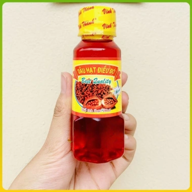 Dầu Điều Đỏ Nấu Ăn 100ml - Dầu Màu Điều, Dầu Hạt Điều Đỏ, Giá Chỉ 20.000đ