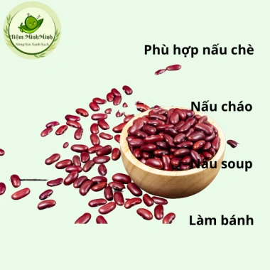 Đậu đỏ hữu cơ hạt to 200g-500g - Ngũ cốc nấu bở, làm bánh, giá ưu đãi 27.450₫