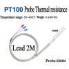 Đầu dò PT100 RTD -50‑400°C cặp nhiệt điện, cáp 1‑5m, 50/100mm – Giá 124.774₫ 10