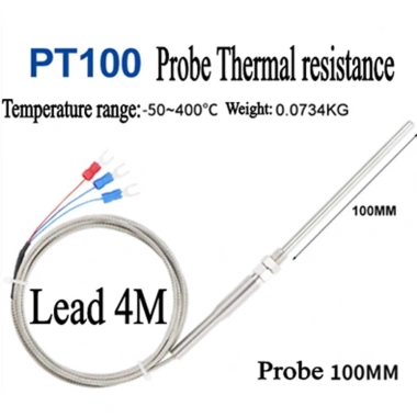 Đầu dò PT100 RTD -50‑400°C cặp nhiệt điện, cáp 1‑5m, 50/100mm – Giá 124.774₫ 13