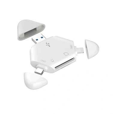 Đầu đọc thẻ đa năng 3 chân cắm cho điện thoại, máy tính, laptop - Giá ưu đãi 205k