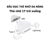Đầu đọc thẻ đa năng 3 chân cắm cho điện thoại, máy tính, laptop - Giá ưu đãi 205k 10