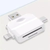 Đầu đọc thẻ nhớ đa năng SD/TF 3 trong 1 - Type C, USB, Lightning, Micro USB cho điện thoại, laptop, PC Giá chỉ 184.000₫ 4