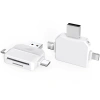 Đầu đọc thẻ nhớ đa năng SD/TF 3 trong 1 - Type C, USB, Lightning, Micro USB cho điện thoại, laptop, PC Giá chỉ 184.000₫ 6