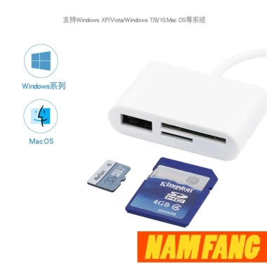 Đầu đọc thẻ nhớ SD, Micro SD, USB cho Android và PC - Giá chỉ 50.000₫, tiết kiệm ngay 5