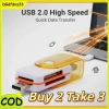 Đầu đọc thẻ nhớ USB 4 trong 1 tốc độ cao, hỗ trợ MS, MS‑PRO, TF, Micro SD - 26.700₫