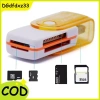 Đầu đọc thẻ nhớ USB 4 trong 1 tốc độ cao, hỗ trợ MS, MS‑PRO, TF, Micro SD - 26.700₫ 3