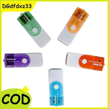 Đầu đọc thẻ nhớ USB 4 trong 1 tốc độ cao, hỗ trợ MS, MS‑PRO, TF, Micro SD - 26.700₫