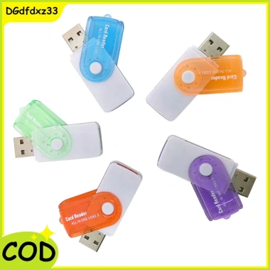 Đầu đọc thẻ nhớ USB 4 trong 1 tốc độ cao, hỗ trợ MS, MS‑PRO, TF, Micro SD - 26.700₫