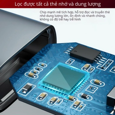 Đầu đọc thẻ TF/SD 2in1 tốc độ cao – Cổng TYPE-C & Lightning, hỗ trợ đa thiết bị, giá chỉ 169.000₫ 6