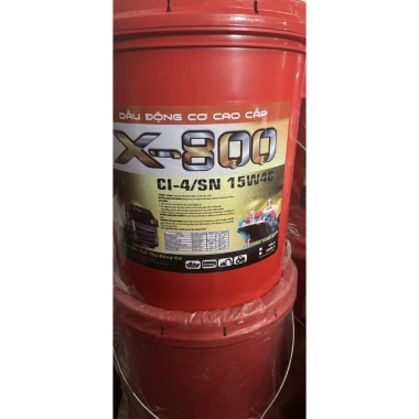 Dầu Động Cơ X-800 CI4 15W40 - Bảo Vệ Động Cơ, Tiết Kiệm Nhiên Liệu, Giá Khuyến Mãi 1,200,000₫