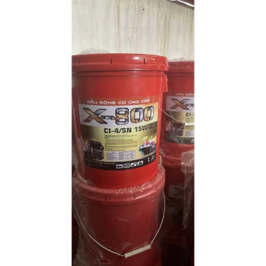 Dầu Động Cơ X-800 CI4 15W40 - Bảo Vệ Động Cơ, Tiết Kiệm Nhiên Liệu, Giá Khuyến Mãi 1,200,000₫