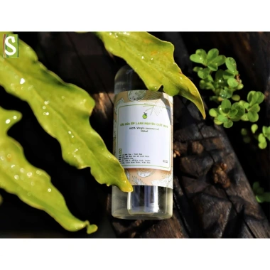 Dầu dừa ép lạnh nguyên chất 100ml - Tinh dầu hữu cơ sinh dược 100% tự nhiên, chỉ 45.000đ