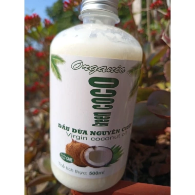 Dầu Dừa GRENCOCO 500ml - Dưỡng ẩm sâu, Tự nhiên, Giá chỉ 75.000 VND (Giá gốc 93.750 VND)