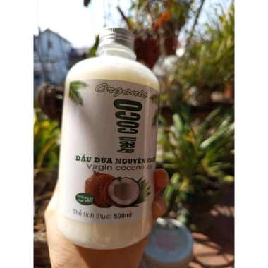 Dầu Dừa GRENCOCO 500ml - Dưỡng ẩm sâu, Tự nhiên, Giá chỉ 75.000 VND (Giá gốc 93.750 VND)