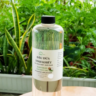 Dầu Dừa Lên Men Nhà Lúa – Nấu Ăn, Uống, Detox Thải Độc, Ép Lạnh Tự Nhiên