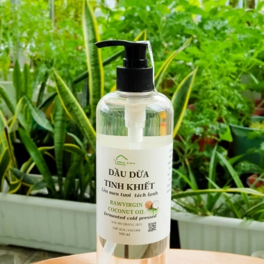 Dầu Dừa Lên Men Nhà Lúa – Nấu Ăn, Uống, Detox Thải Độc, Ép Lạnh Tự Nhiên