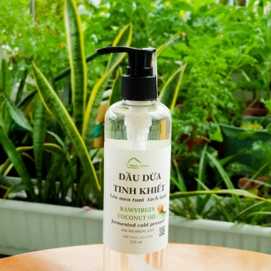 Dầu Dừa Lên Men Nhà Lúa – Nấu Ăn, Uống, Detox Thải Độc, Ép Lạnh Tự Nhiên