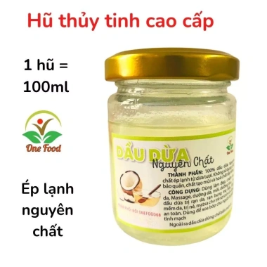 Dầu Dừa Nguyên Chất 500ml – Tinh Dầu Dừa Hữu Cơ Ép Lạnh OneFood68 Giá Ưu Đãi 35.500₫ 9