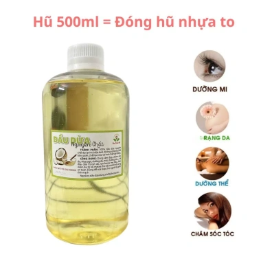 Dầu Dừa Nguyên Chất 500ml – Tinh Dầu Dừa Hữu Cơ Ép Lạnh OneFood68 Giá Ưu Đãi 35.500₫ 10