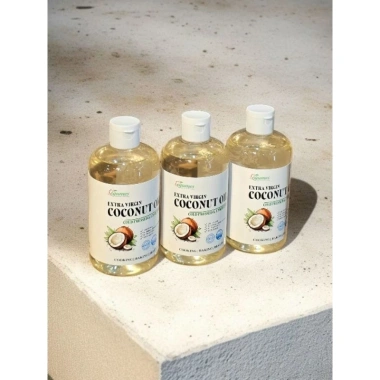 Dầu Dừa Nguyên Chất Ép Lạnh 500ml - Extra Virgin, Không Tinh Dầu, HACCP, 50.000₫