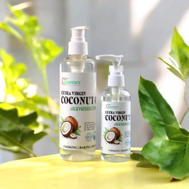 Dầu Dừa Nguyên Chất Ép Lạnh 500ml - Extra Virgin, Không Tinh Dầu, HACCP, 50.000₫