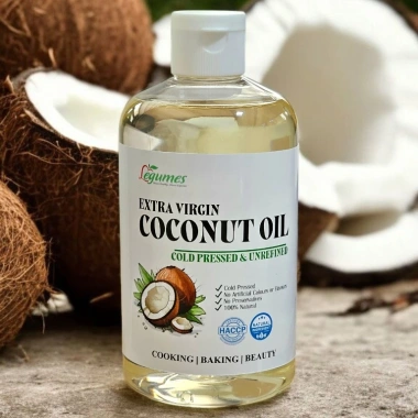 Dầu Dừa Nguyên Chất Ép Lạnh 500ml - Extra Virgin, Không Tinh Dầu, HACCP, 50.000₫
