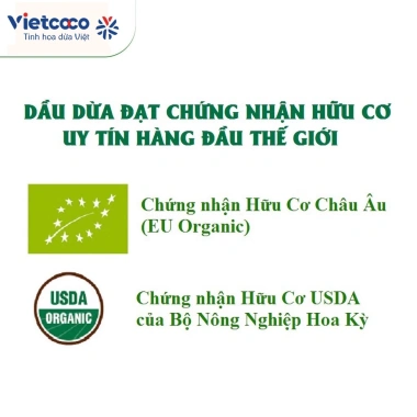 Dầu dừa nguyên chất Organic VIETCOCO 1L/500ml/250ml/130ml - Dưỡng da, tóc, ăn, giảm còn 79.000 VND 7 Dầu dừa nguyên chất Organic VIETCOCO 1L/500ml/250ml/130ml - Dưỡng da, tóc, ăn, giảm còn 79.000 VND 7