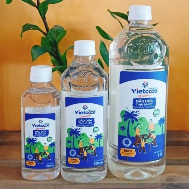 Dầu Dừa Organic 100% Nguyên Chất Ép Lạnh Vietcoco - Dưỡng Da Tóc, 95.220 VND 2