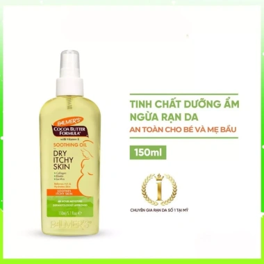 Dầu dưỡng ẩm Palmer's 150ml Cocoa Butter Vitamin E, làm dịu da khô ngứa, 367.067 VND 4 Dầu dưỡng ẩm Palmer's 150ml Cocoa Butter Vitamin E, làm dịu da khô ngứa, 367.067 VND 4