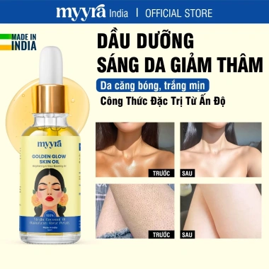 Dầu dưỡng sáng da giảm thâm Ấn Độ – Căng bóng, ẩm mượt, đều màu, hương hoa hồng, 179.000₫