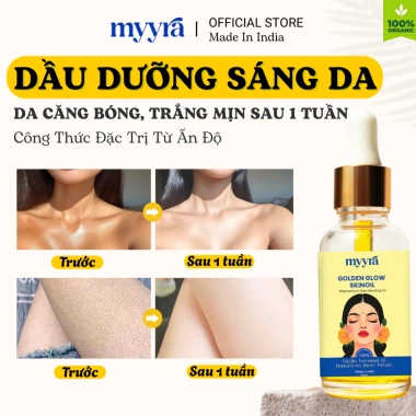 Dầu dưỡng sáng da giảm thâm Ấn Độ – Căng bóng, ẩm mượt, đều màu, hương hoa hồng, 179.000₫