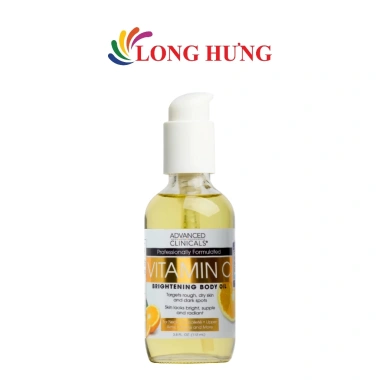 Dầu dưỡng thể Advanced Clinicals Vitamin C - Dưỡng ẩm, làm sáng da, 112ml, giá ưu đãi 699.000₫