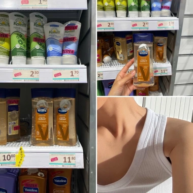 Dầu Dưỡng Thể Vaseline Cocoa Radiant Body Oil Chính Hãng Nhập Mỹ - Da Bóng Mịn, 79.000đ 6 Dầu Dưỡng Thể Vaseline Cocoa Radiant Body Oil Chính Hãng Nhập Mỹ - Da Bóng Mịn, 79.000đ 6