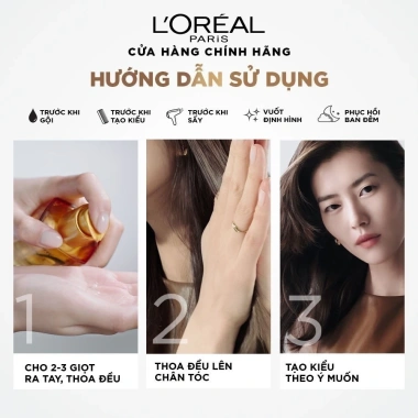 Dầu dưỡng tóc L'Oreal Elseve Extraordinary Oil 100ml - Tinh dầu hoa tự nhiên, Ultra Nourishing, giá 249k 7