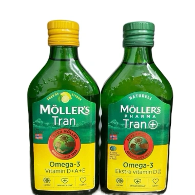 Dầu gan cá tuyết Moller's Tran nội địa Nauy 500ml - Giảm giá hỗ trợ gan tăng sức đề kháng