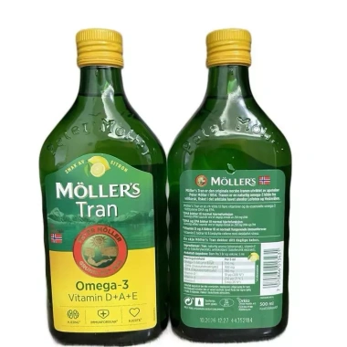 Dầu gan cá tuyết Moller's Tran nội địa Nauy 500ml - Giảm giá hỗ trợ gan tăng sức đề kháng