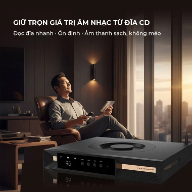 Đầu Giải Mã CD Transport SMSL T2 – DAC CD MQA, Bluetooth 5.1 LDAC, Clock I/O, Hiệu Suất Cao 3 Đầu Giải Mã CD Transport SMSL T2 – DAC CD MQA, Bluetooth 5.1 LDAC, Clock I/O, Hiệu Suất Cao 3