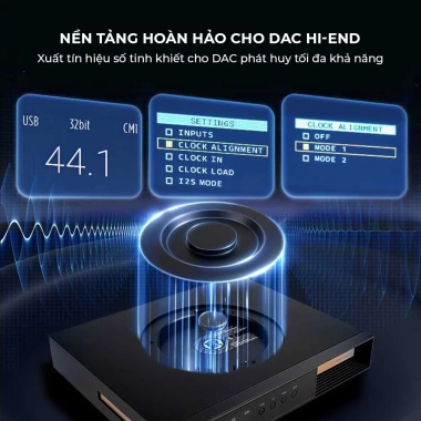 Đầu Giải Mã CD Transport SMSL T2 – DAC CD MQA, Bluetooth 5.1 LDAC, Clock I/O, Hiệu Suất Cao 4 Đầu Giải Mã CD Transport SMSL T2 – DAC CD MQA, Bluetooth 5.1 LDAC, Clock I/O, Hiệu Suất Cao 4