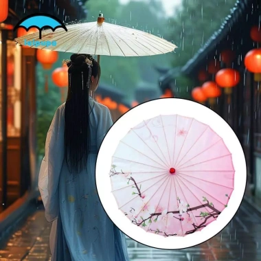 Dầu Giấy Dù Phong Cách Nhật Bản - Đồ Đạo Cụ Biểu Diễm Nhảy Múa, Made in China, Giá 158.760₫ (Giảm từ 206.388₫) 4